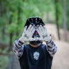 Gants Blurred Leopard