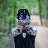 Gants Blurred Leopard