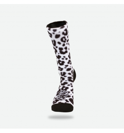 Sock Blurred Leopard
